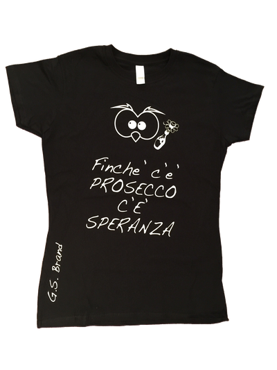 T-shirt Uomo ( Finchè c'è Prosecco... ) - Gufetto Brand 
