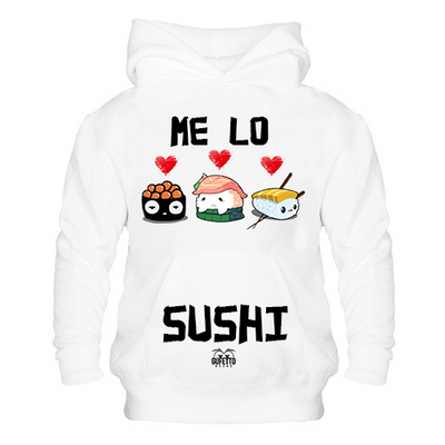 Felpa uomo Me lo Sushi - Gufetto Brand 