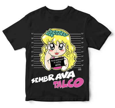 T-shirt Talco Uomo Nera Premium Outlet - Gufetto Brand 