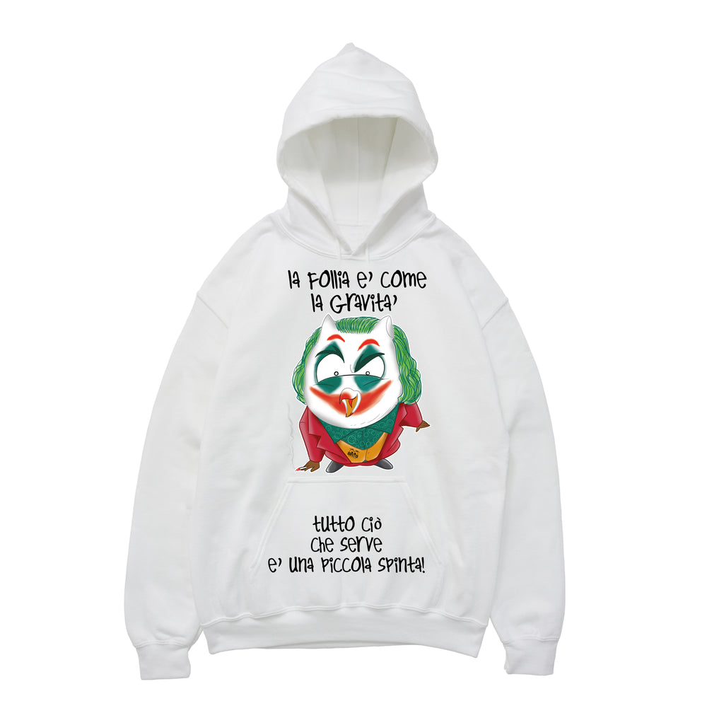 Felpa uomo Gufetto Joker ( H501 ) - Gufetto Brand 