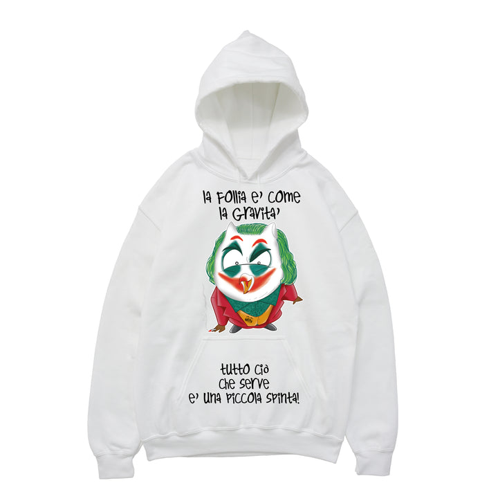 Felpa uomo Gufetto Joker ( H501 ) - Gufetto Brand 