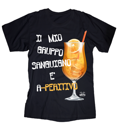 T-shirt Uomo A-PERITIVO - Gufetto Brand 