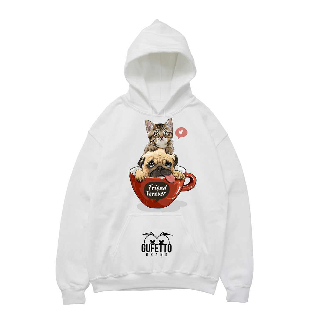 Felpa uomo  Friend ( C091 ) - Gufetto Brand 