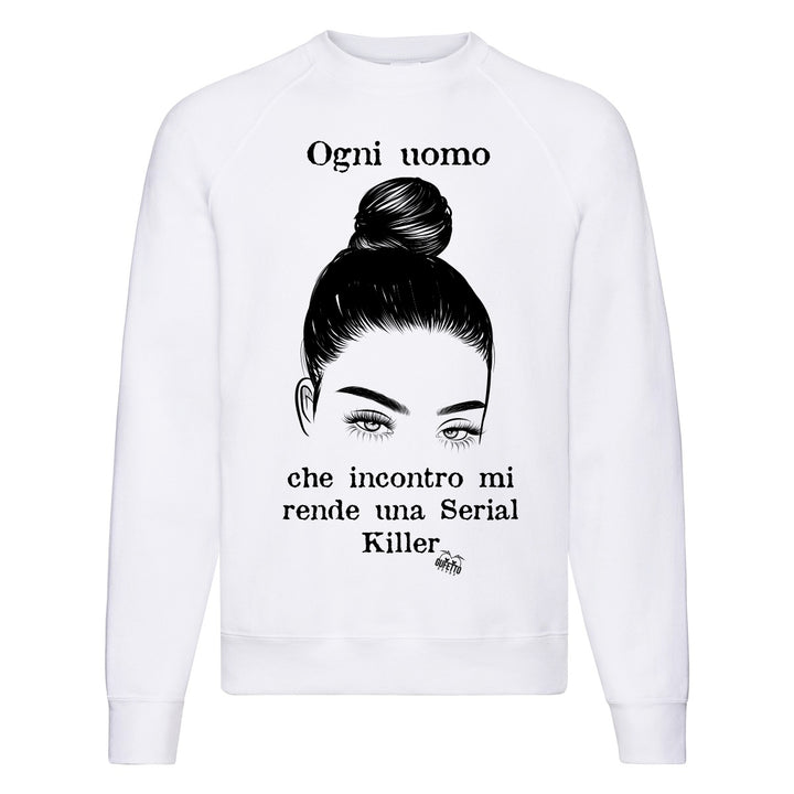 Felpa Classic Donna Ogni Uomo ( D472 ) - Gufetto Brand 