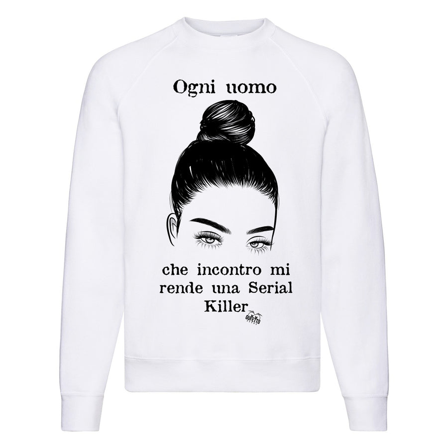 Felpa Classic Donna Ogni Uomo ( D472 ) - Gufetto Brand 