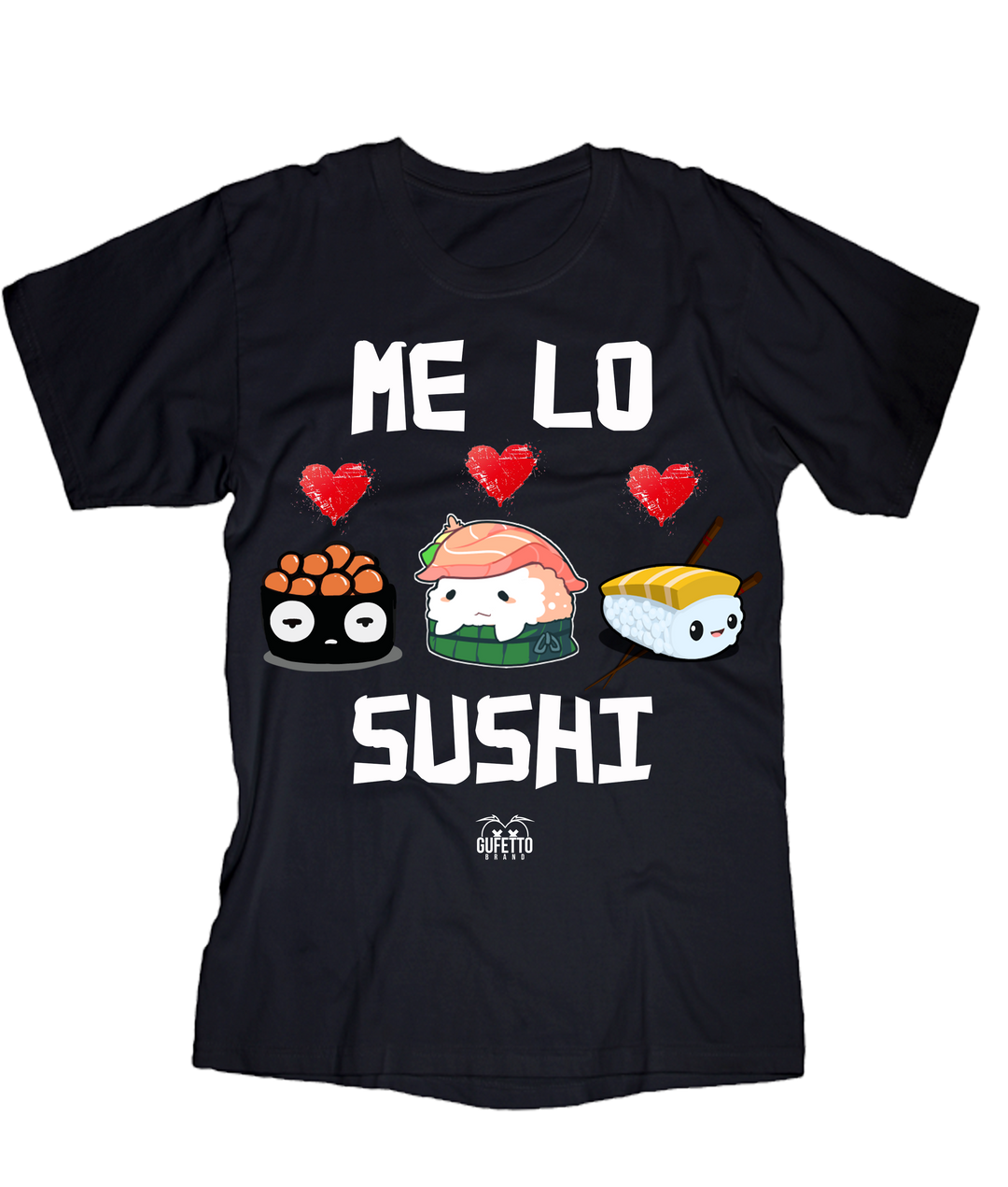 T-shirt Uomo Me lo SUSHI - Gufetto Brand 