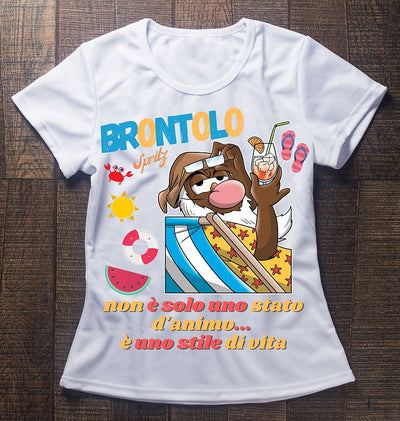 T-shirt Donna BRONTOLO SPRITZ EDITION ( B4987345 ) - Gufetto Brand 