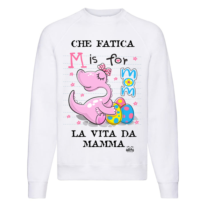 Felpa Classic Donna MAMMA ( L830 ) - Gufetto Brand 