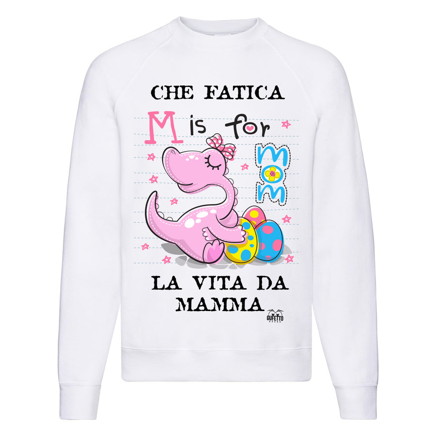 Felpa Classic Donna MAMMA ( L830 ) - Gufetto Brand 