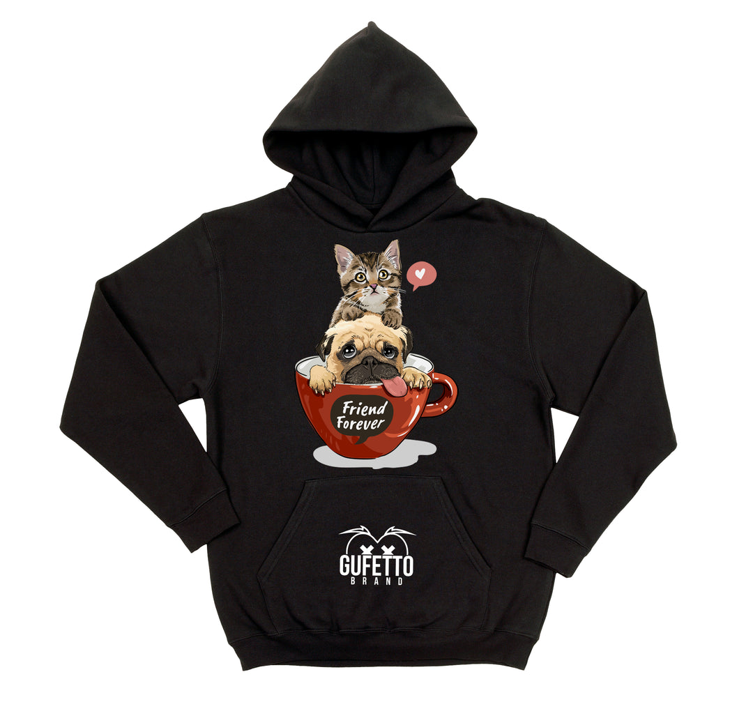 Felpa uomo  Friend ( C091 ) - Gufetto Brand 