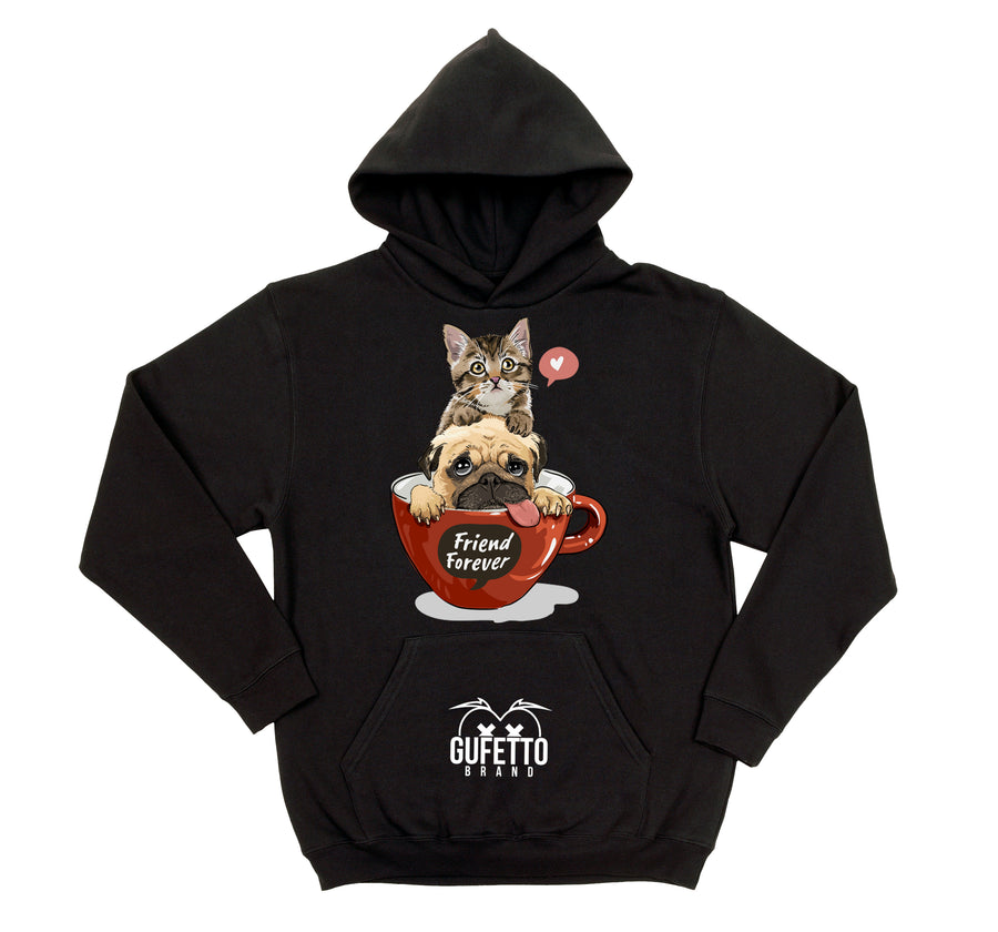 Felpa uomo  Friend ( C091 ) - Gufetto Brand 