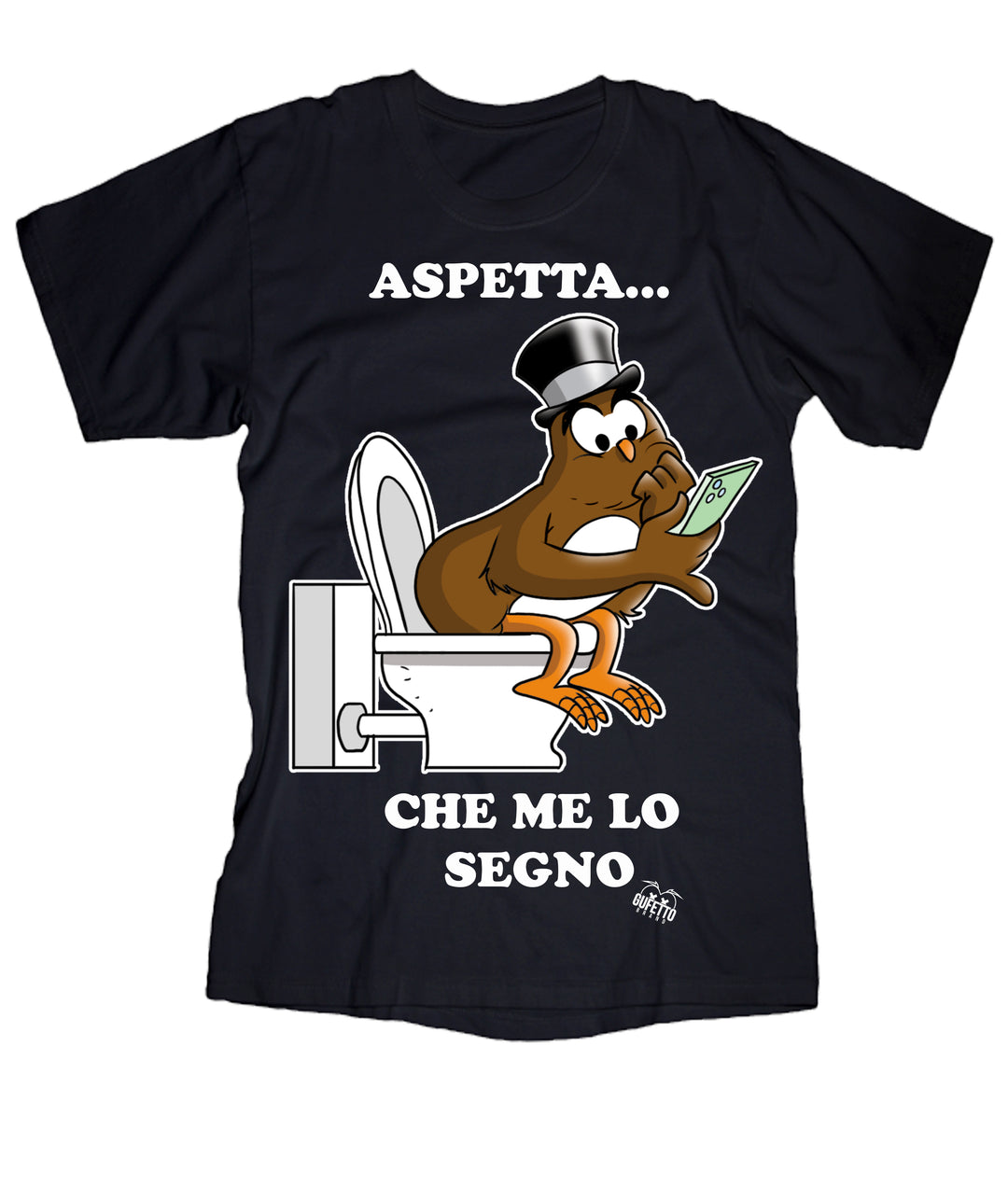T-shirt Donna Aspetta ( K228 ) - Gufetto Brand 