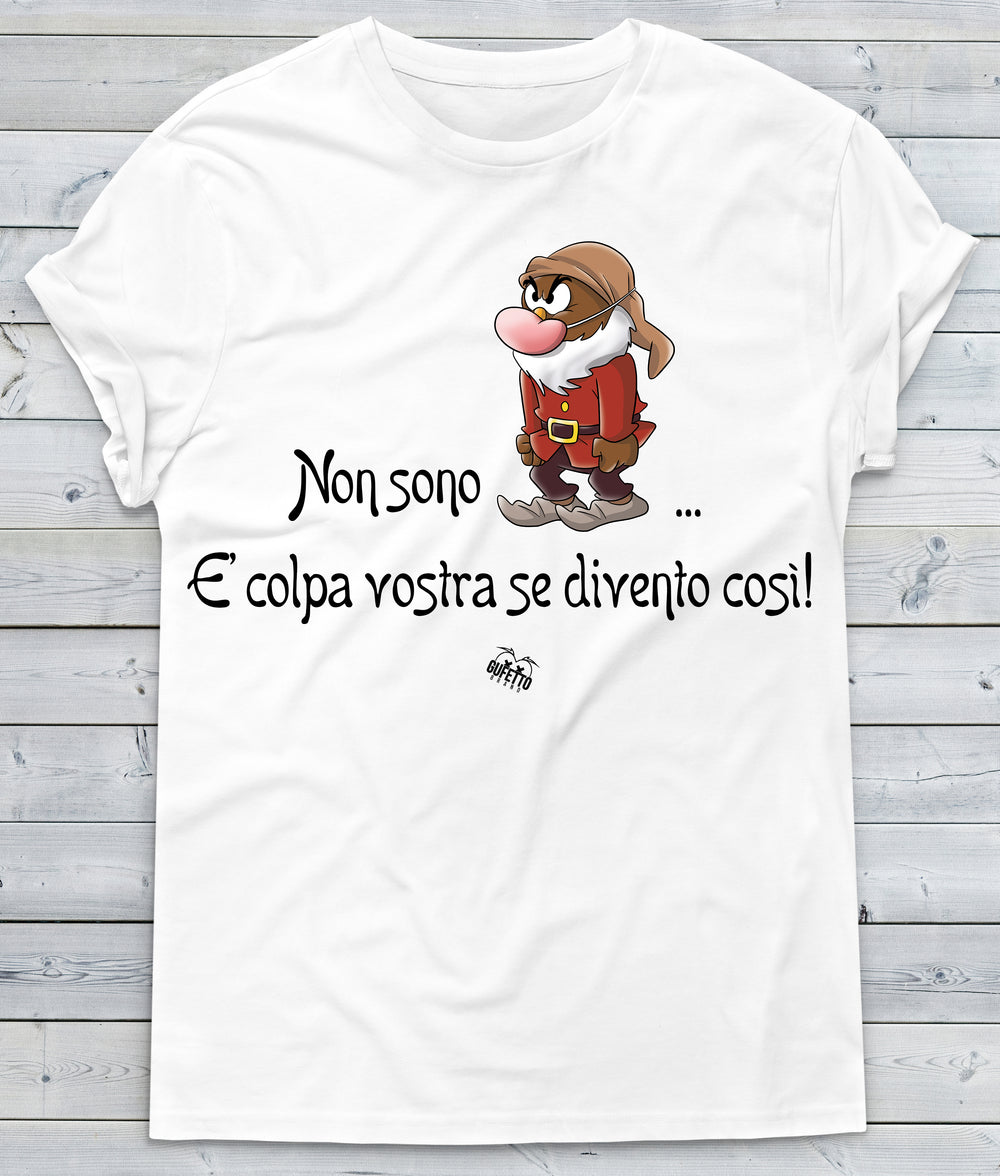 T-shirt Uomo Non sono Brontolo - Gufetto Brand 