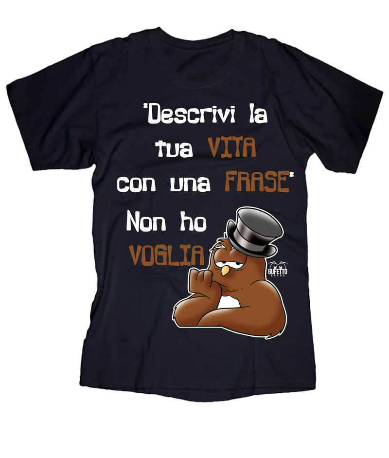 T-shirt Donna Voglia ( S398 ) - Gufetto Brand 
