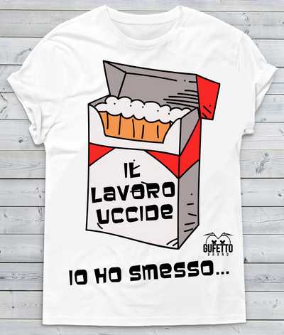 T-shirt Donna Il Lavoro Uccide - Gufetto Brand 