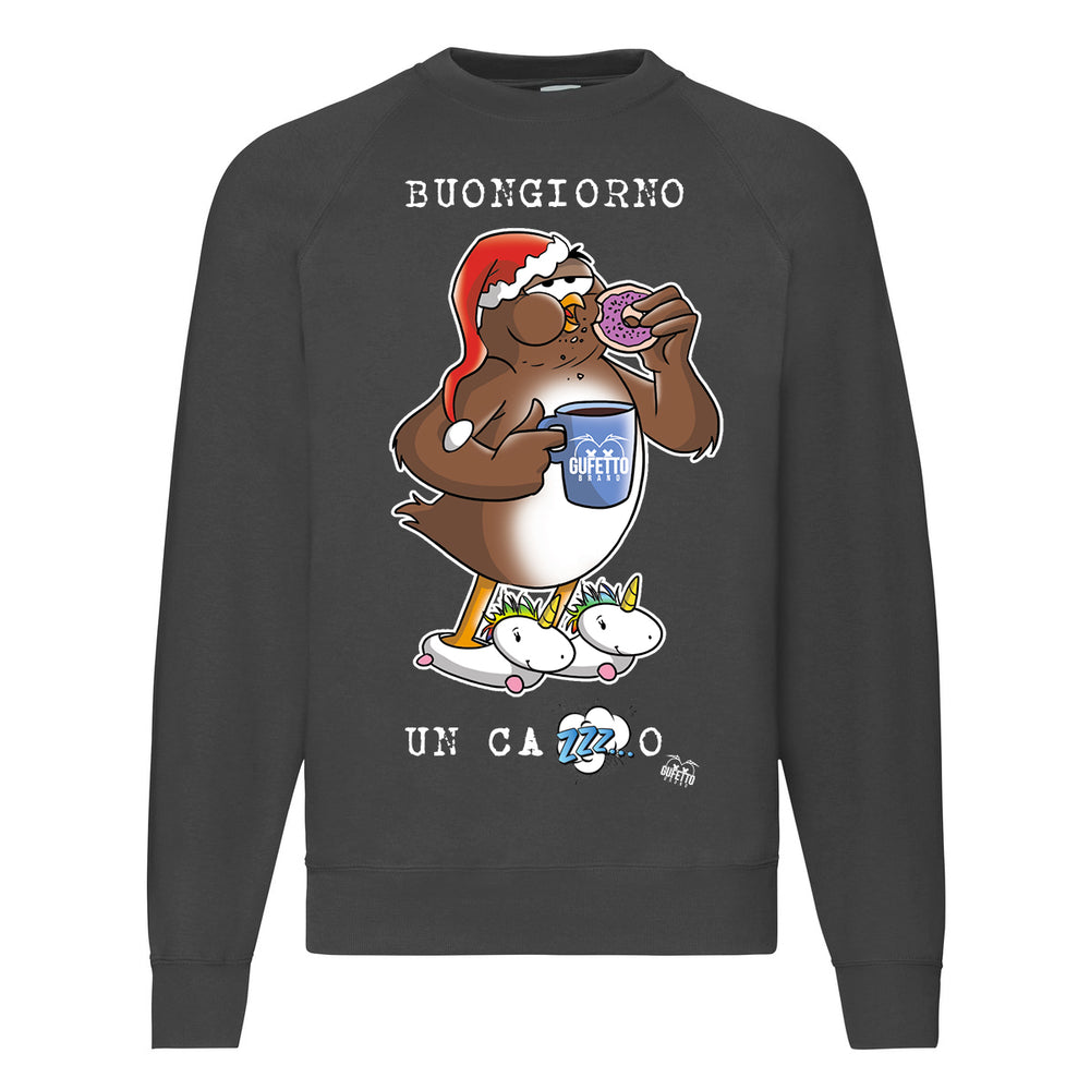 Felpa Classic  Uomo Donna Buongiorno ( J890 ) - Gufetto Brand 