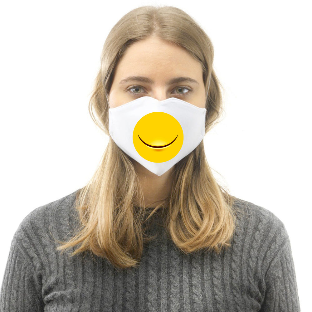 Mascherina in cotone Uomo Donna Emoji 9 ( X6831 ) - Gufetto Brand 