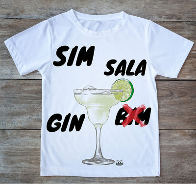 T-shirt GIN Donna Bianca Outlet - Gufetto Brand 