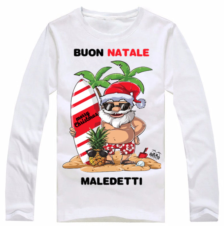 T-shirt Donna  NATALE ( N76174 ) - Gufetto Brand 