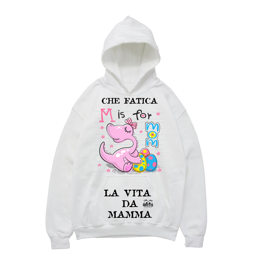 Felpa donna MAMMA ( L830 ) - Gufetto Brand 