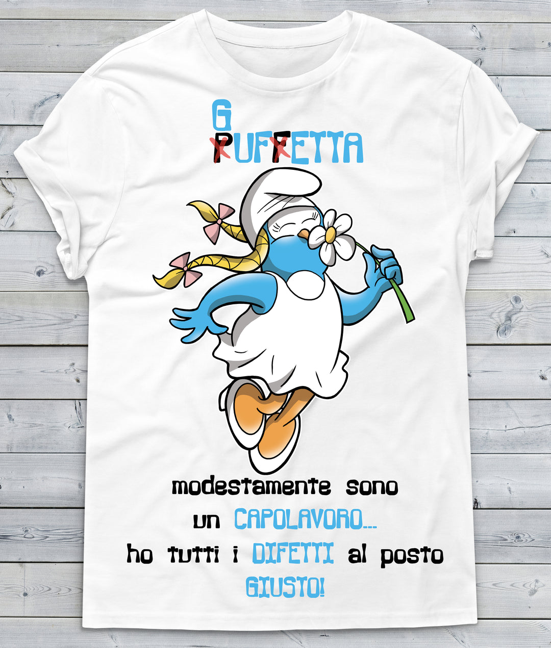 T-shirt Donna MODESTAMENTE - Gufetto Brand 