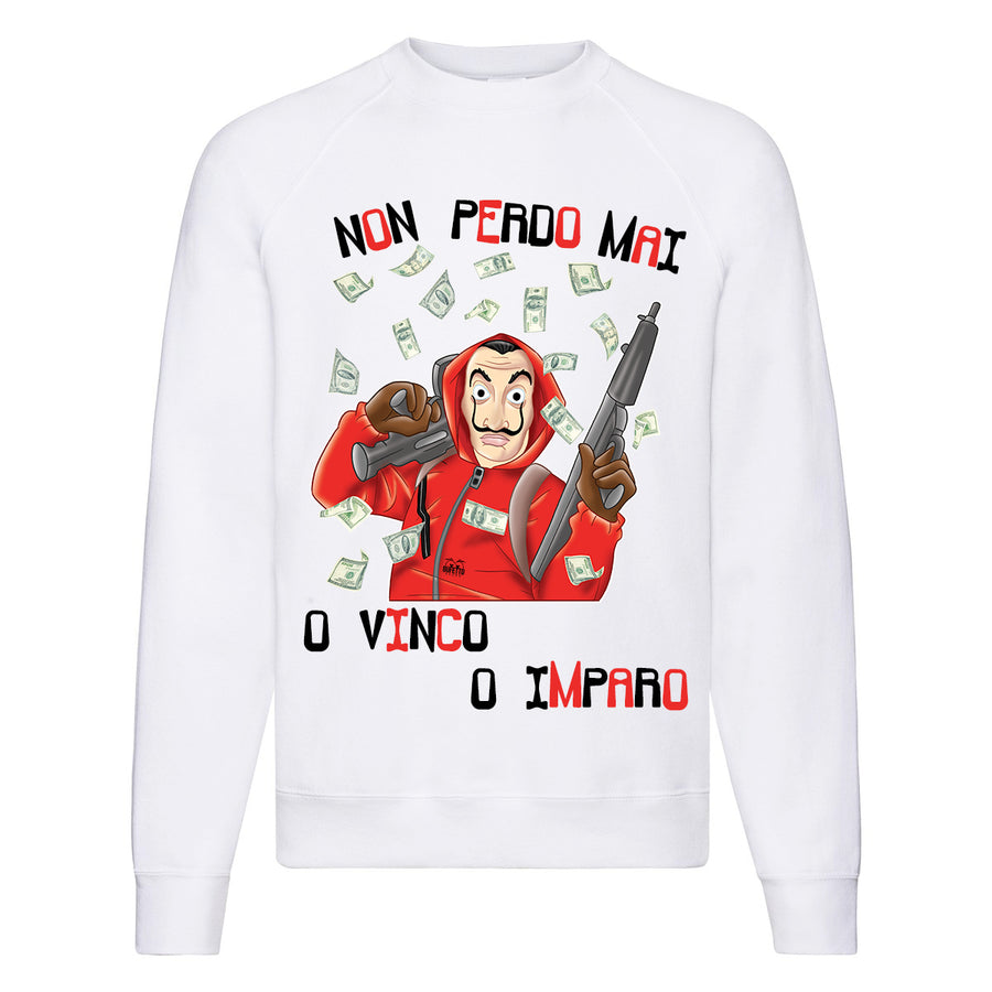 Felpa Classic  Uomo Donna Non Perdo ( U742 ) - Gufetto Brand 