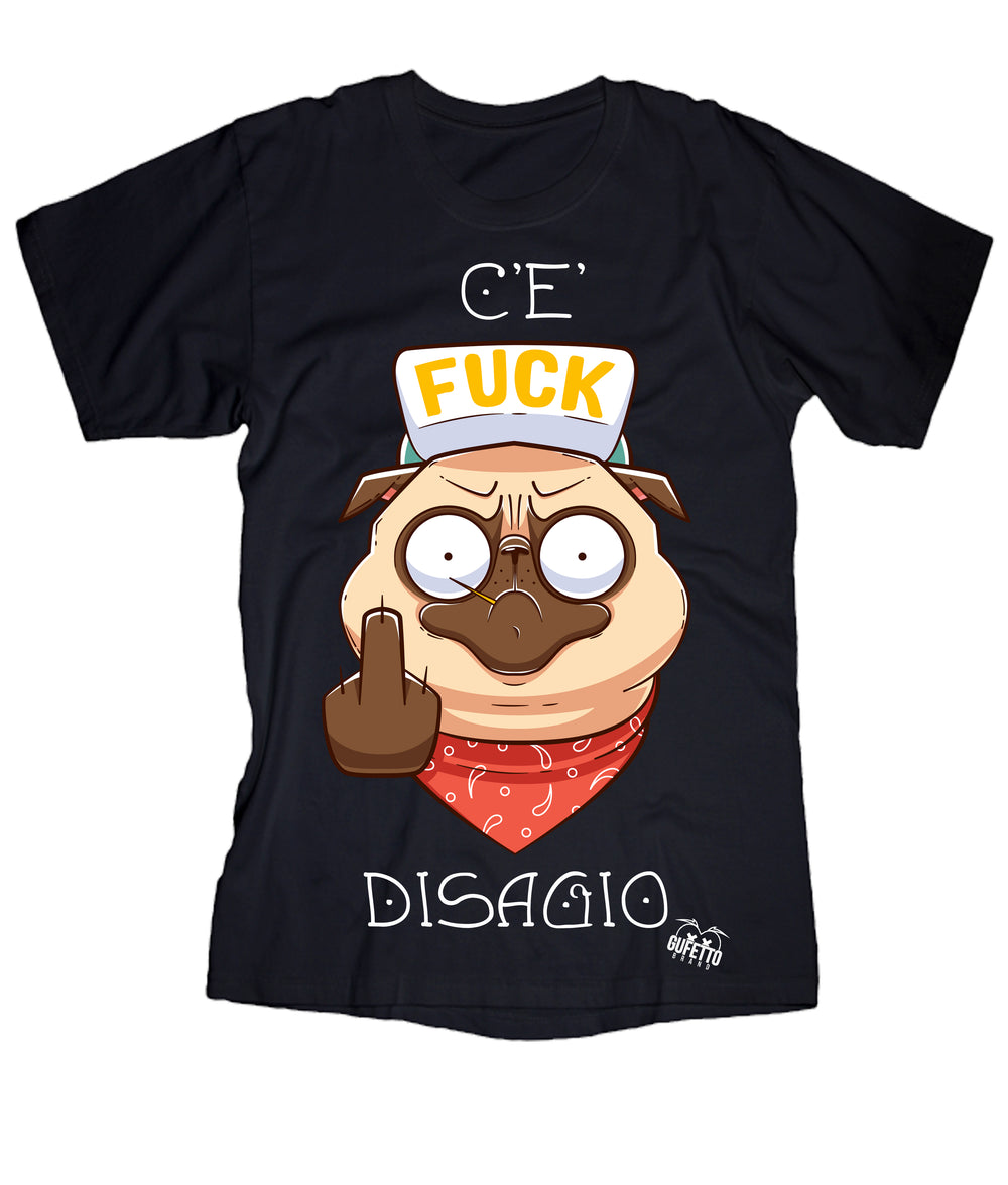 T-shirt Donna Disagio ( V378 ) - Gufetto Brand 