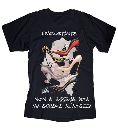 T-shirt Donna Altezza New ( C458 ) - Gufetto Brand 