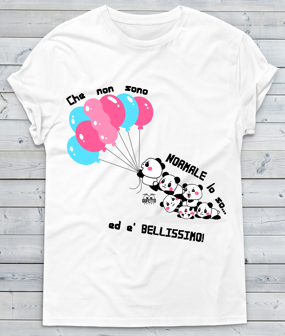 T-shirt Uomo Che non sono...Panda - Gufetto Brand 
