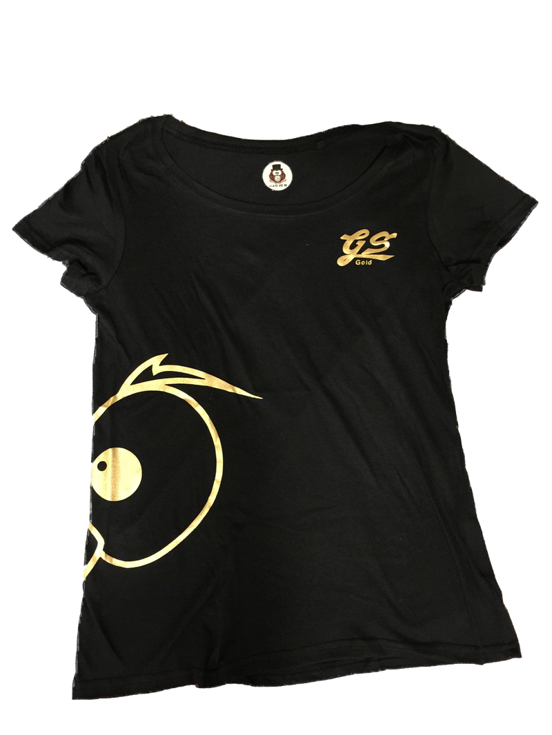T-shirt Luxury One Uomo Occhi oro - Gufetto Brand 