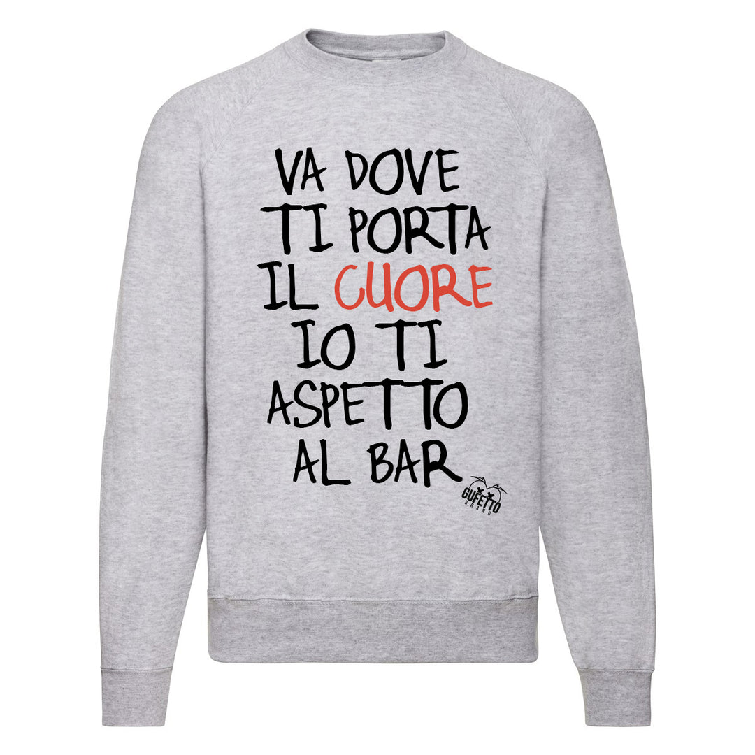 Felpa Classic  Uomo Donna Va Dove ( B904 ) - Gufetto Brand 