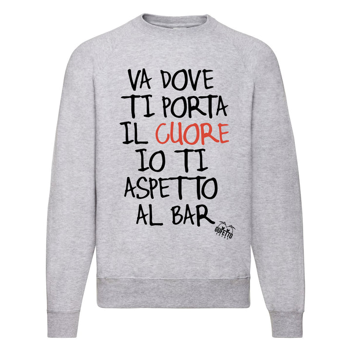 Felpa Classic  Uomo Donna Va Dove ( B904 ) - Gufetto Brand 