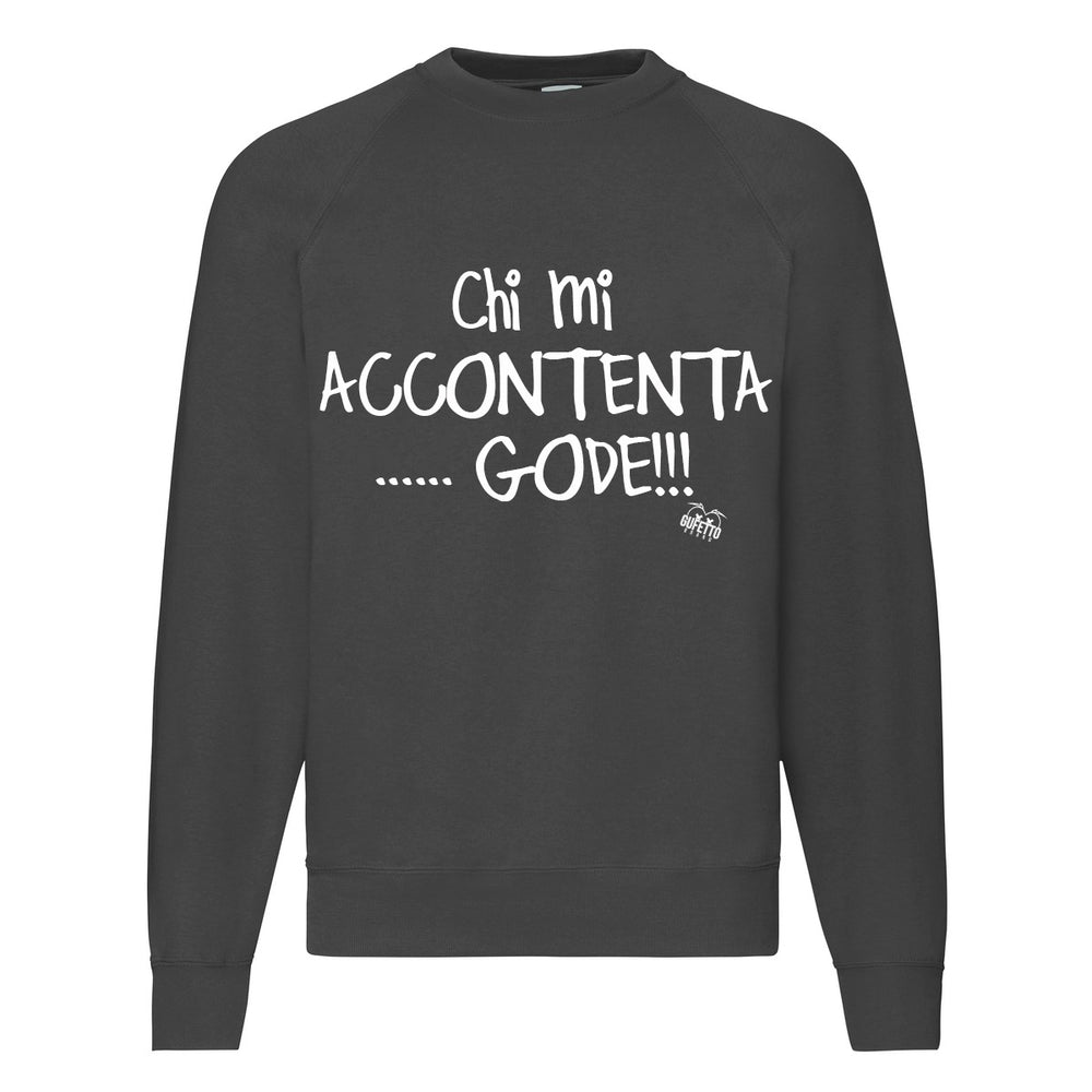 Felpa Classic  Uomo Donna  Chi mi ( M296 ) - Gufetto Brand 