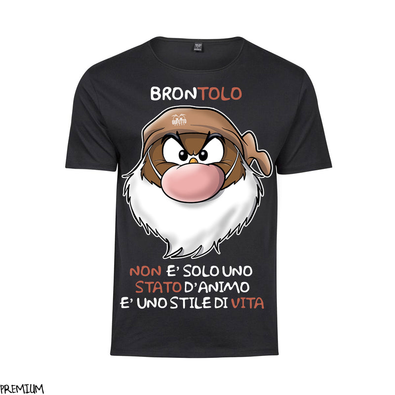 T-shirt Uomo Brontolo 3.0 ( F9718 ) - Gufetto Brand 