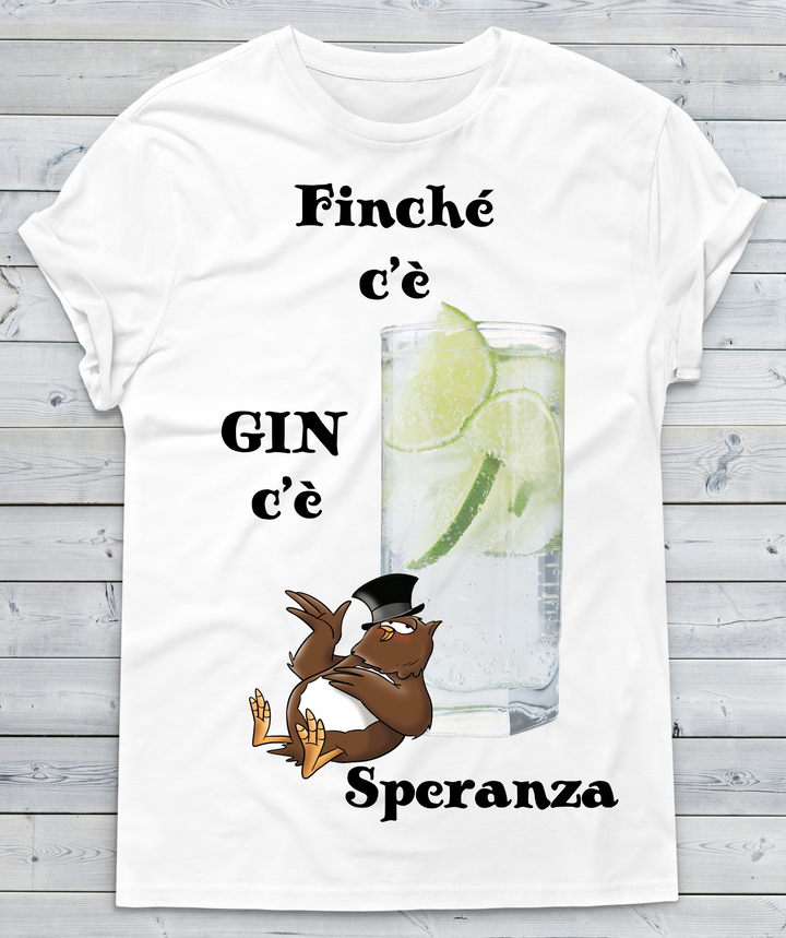 T-shirt Uomo GIN - Gufetto Brand 