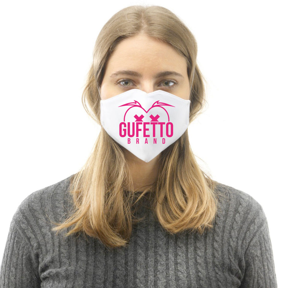 Mascherina in cotone Uomo Donna Logo Gufetto Brand Fucsia ( H4902 ) - Gufetto Brand 