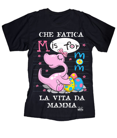 T-shirt Donna  MAMMA  ( L830 ) - Gufetto Brand 