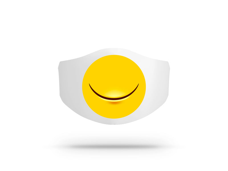 Mascherina in cotone Uomo Donna Emoji 9 ( X6831 ) - Gufetto Brand 