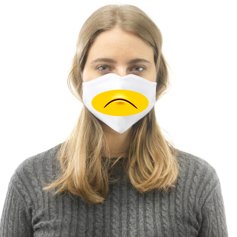 Mascherina in cotone Uomo Donna Emoji 2 ( K4827 ) - Gufetto Brand 