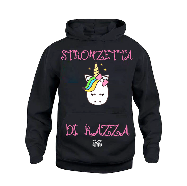 Felpa donna Unicorn Stronzetta di Razza - Gufetto Brand 