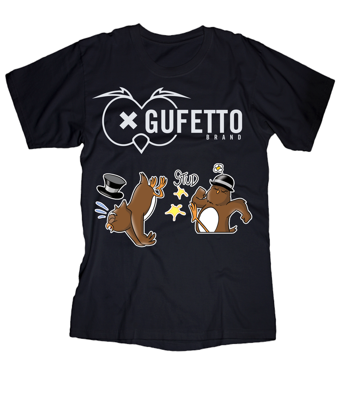 T-shirt Donna Gufetto Brand Gufo e Gufetta Edition - Gufetto Brand 