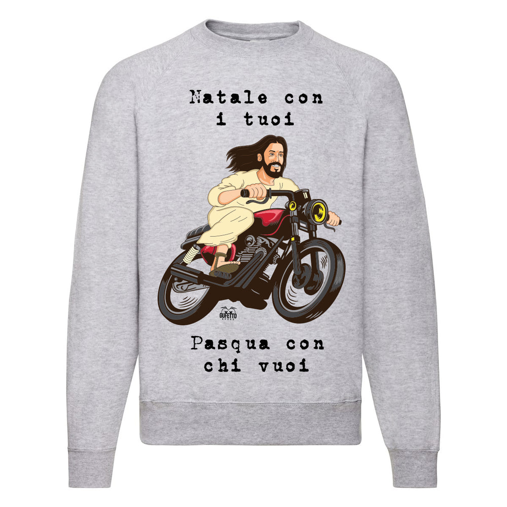 Felpa Classic  Uomo Donna Gesù ( D926 ) - Gufetto Brand 