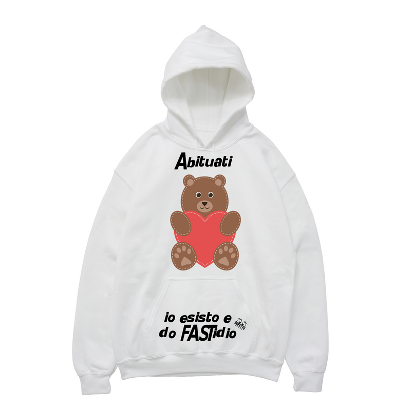 Felpa donna Abituati Baby Bear - Gufetto Brand 