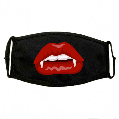 Mascherina in cotone Donna Vampir 4 ( F7219 ) - Gufetto Brand 