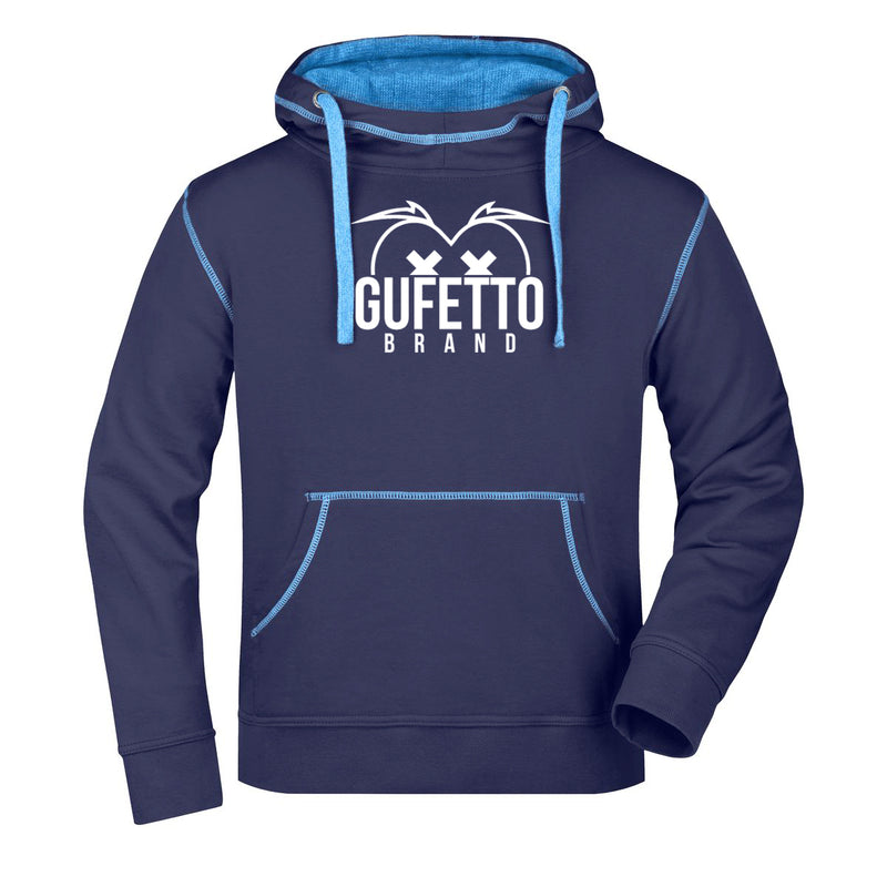 Felpa Uomo Lifestyle Navy - Gufetto Brand 