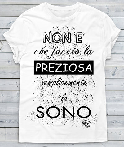 T-shirt Donna PREZIOSA - Gufetto Brand 