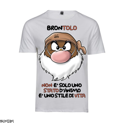 T-shirt Uomo Brontolo 3.0 ( F9718 ) - Gufetto Brand 