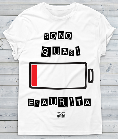 T-shirt Donna Sono Esaurita - Gufetto Brand 