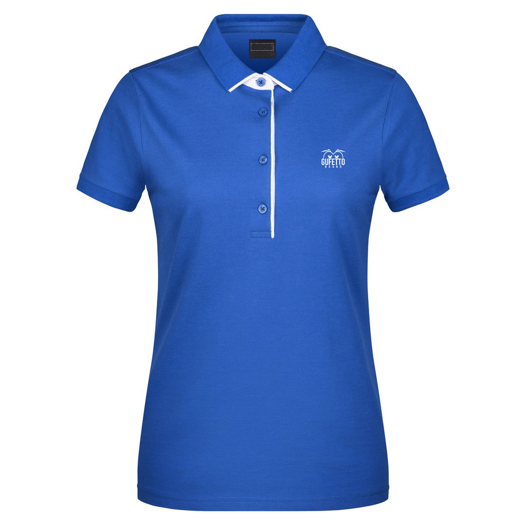 Polo Donna Blue Gufetto Brand ( logo ricamato ) - Gufetto Brand 