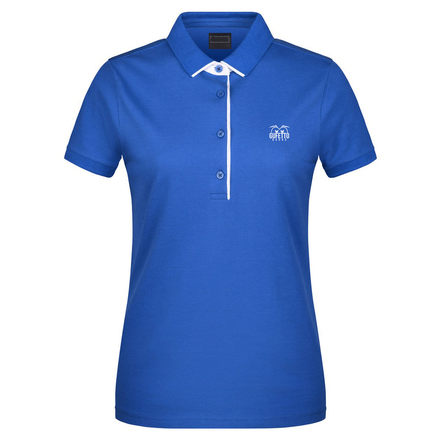 Polo Donna Blue Gufetto Brand ( logo ricamato ) - Gufetto Brand 